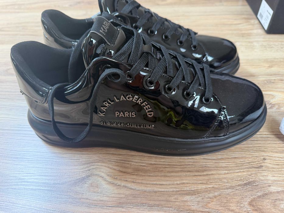 Lakierowane skórzane  (sneakersy) Karl Lagerfeld