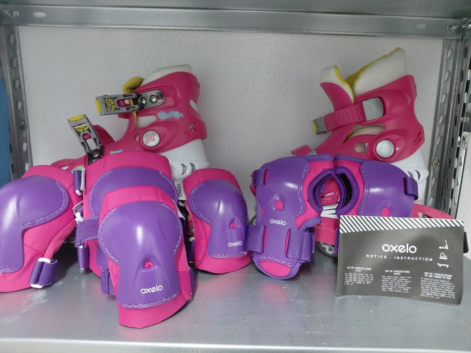Patins de criança + proteções