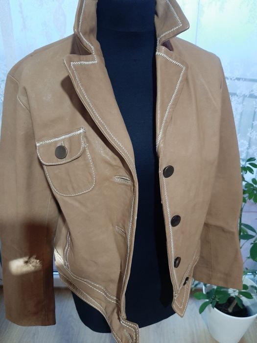 Narzutka beżowa damska