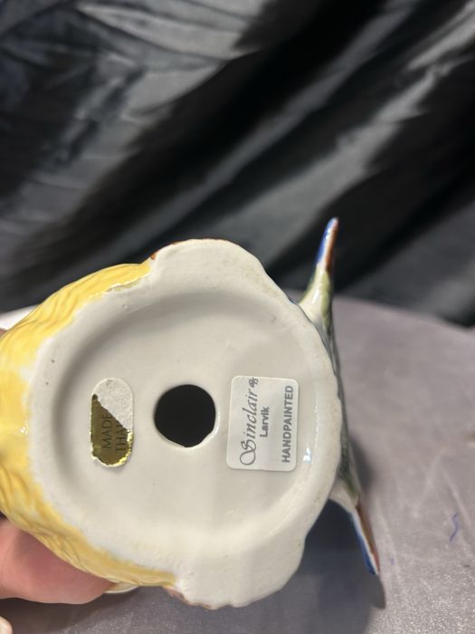 Porcelanowa kuropatwa – ręcznie malowana – figurka dekoracyjna