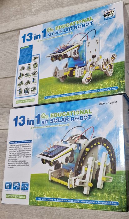 Конструктор 13 в 1 робот  на сонячній панелі