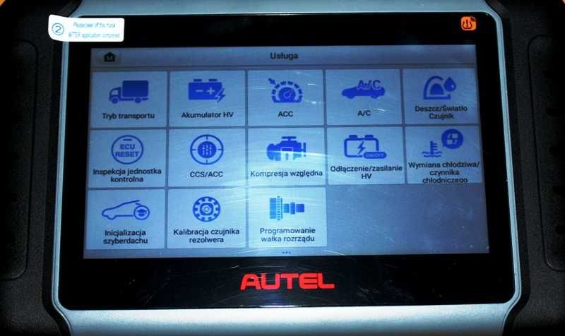 Autel MaxiPRO MP808S-TS TPMS tester diagnostyczny j,pl aktualizacja