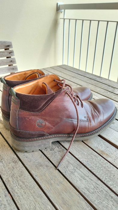 Bota em Pele - Timberland - Tamanho 41.5