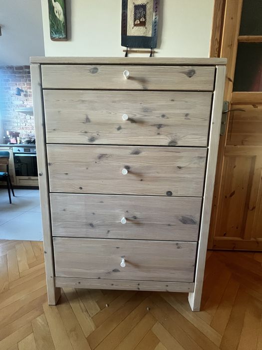Komoda drewniana 5 szuflad