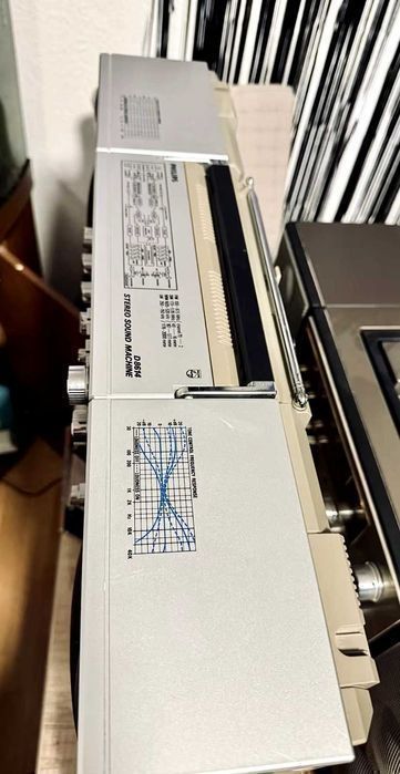 Philips D8614 бумбокс Austria 1982 — 61см, 8кг, 4 динамика, 3-моторный кассетник, ТО мастером | 9 из 10 из Германии