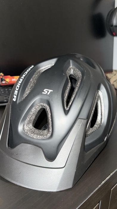 Capacete BTT ST 100 ROCKRIDER preto