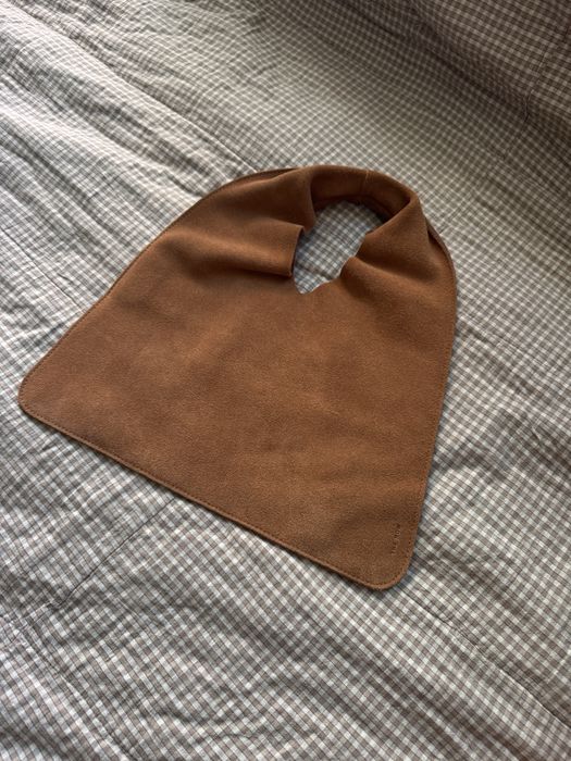 Сумка the row натуральна шкіра замша