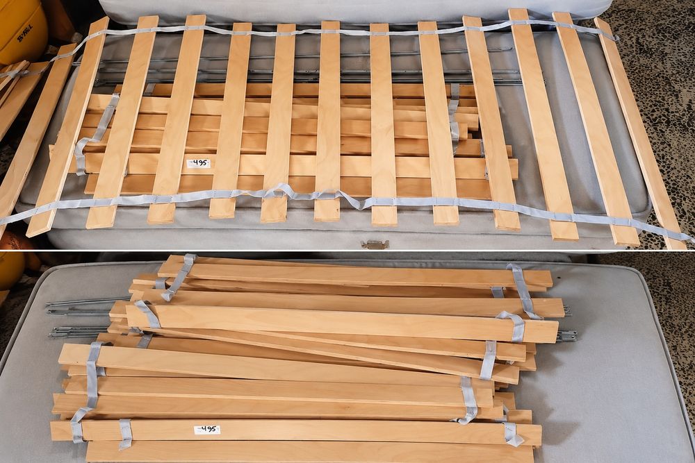 2 Estrados de Ripas 80x190 cm – Bom Estado