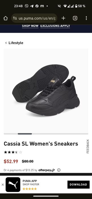 Кросівки Cassia SL Women's Sneakers 7 р.