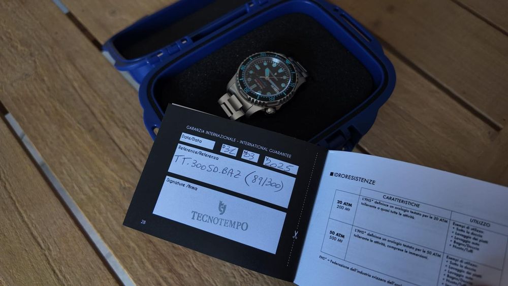 Tecnotempo - Diver 300 MT. WR "Seadiving Limited Edition" - TT.300SD