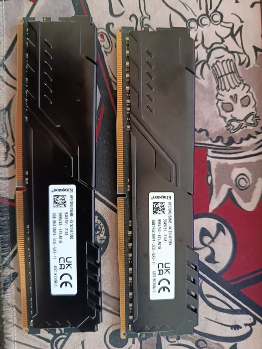 Memória RAM DDR4 16GB(8GBx2)
