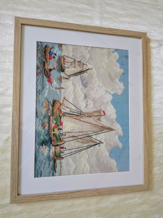 Duża drewniana ramka 40x50 cm