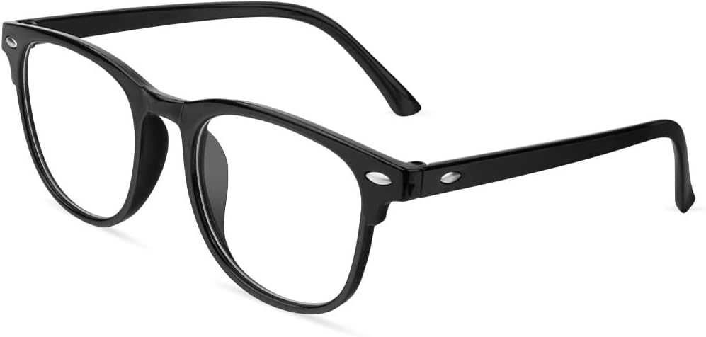 Okulary do komputera czarne – blokada światła niebieskiego unisex