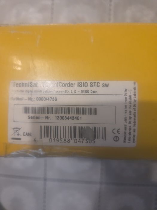 Dekoder satelitarny full opcja. Dysk 1 Tb