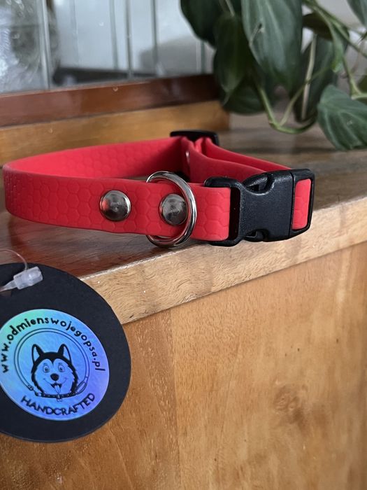 Obroża dla psa NOWA wodoodporna hexa plaster miodu