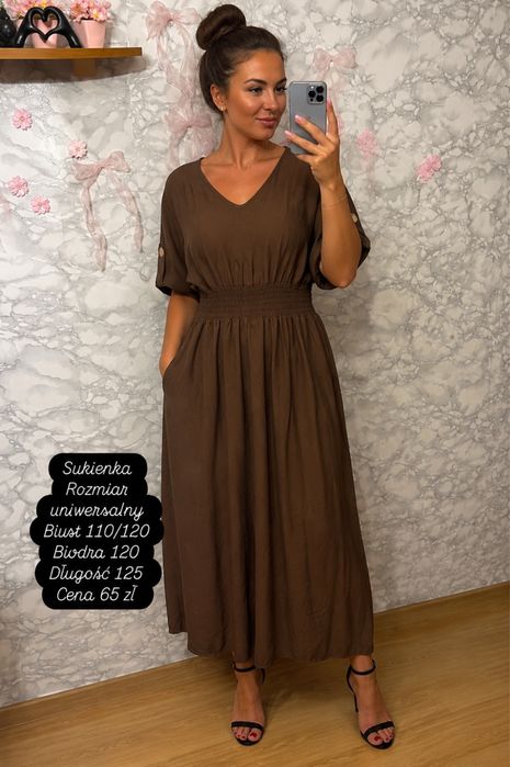 Sukienka dluga biust 115/120’