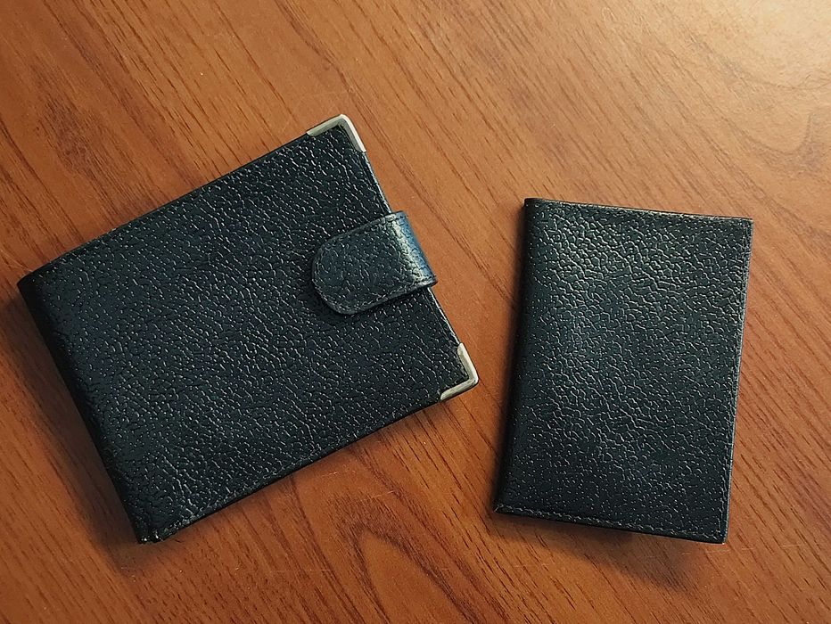 Кошелек + визитница (100% кожа)