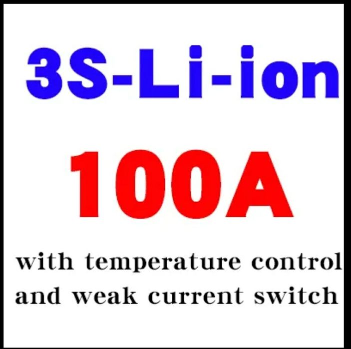 BMS 3s, 12v, 100A