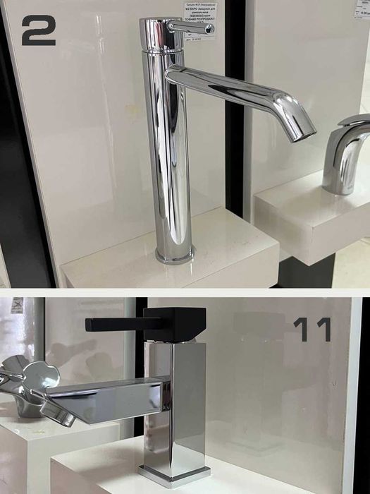 Розпродаж змішувачів WEBERT M&Z (Італія) KRAUS (США)