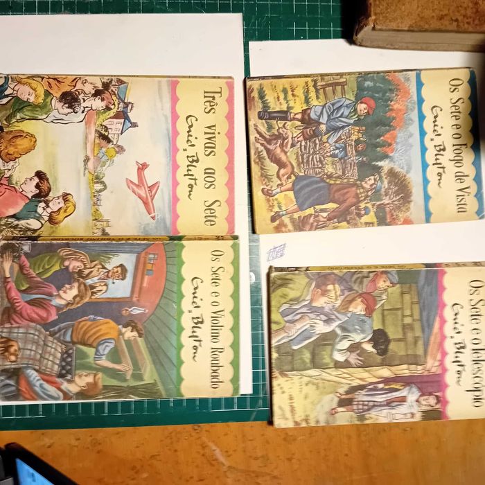 Coleção "Os Sete", Enid Blyton (13 vol.)
Vol. 2 e 9 em falta.