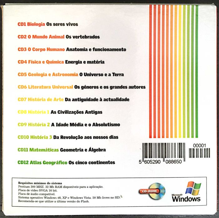 Colecção Enciclopédia do Conhecimento (12 CD-Rom)