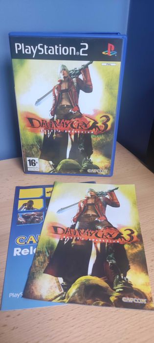 Devil May Cry 3 PS2 skandynawska okladka gra angielski komplet z demem