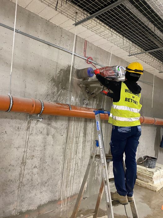 Wiercenie otworów w betonie, przewierty w betonie, cięcie Gdynia