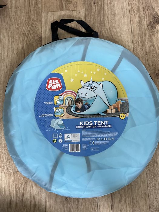 Namiot dziecięcy jednorożec niebieski