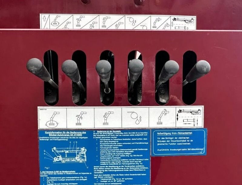 Żuraw MOBLINY samojezdny dekarski DŹWIG budowlany BÖCKER AK 37/4000