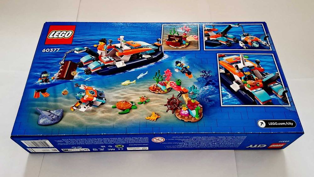 Lego City Arctic 60377 Explorer Diving Boat selado