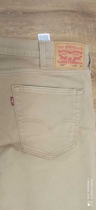 Męskie spodnie jeansy Levis Levi's 514 W40L32 40X32 40/32
