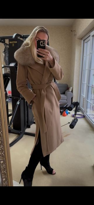 Flo & clo plaszcz futro nat M