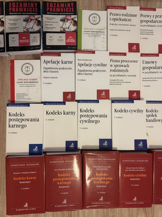Zestaw książek egzamin radcowski adwokacki