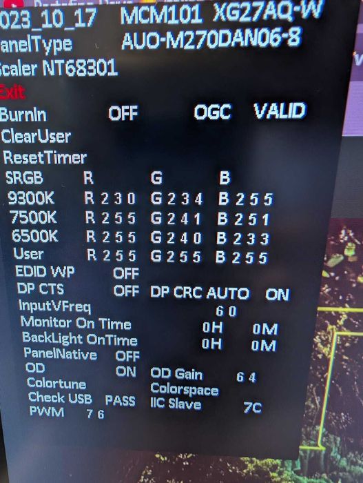 Монітор ASUS ROG Strix XG27AQ-W білий 27" QHD 170Гц Fast IPS, ELMB Sync + G-Sync, Factory Refurbished 0 годин
