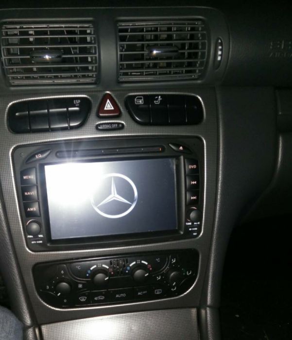 Radios novos Mercedes c220 clk ML Vito Viano w203 etc gps bluethoo