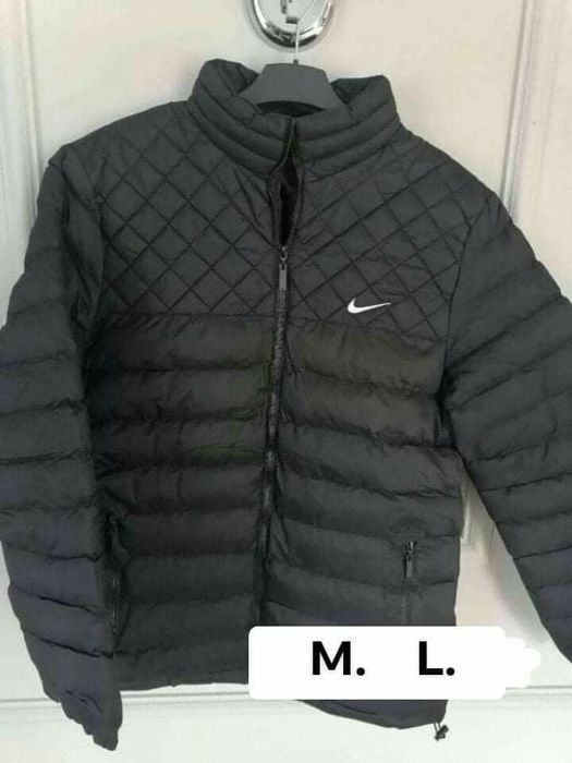 Kurtki męskie zimowe logo szyte