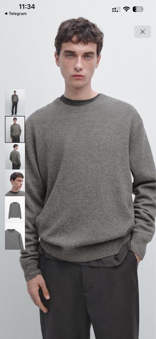 Свитер шерстянной  massimo dutti, размер  м