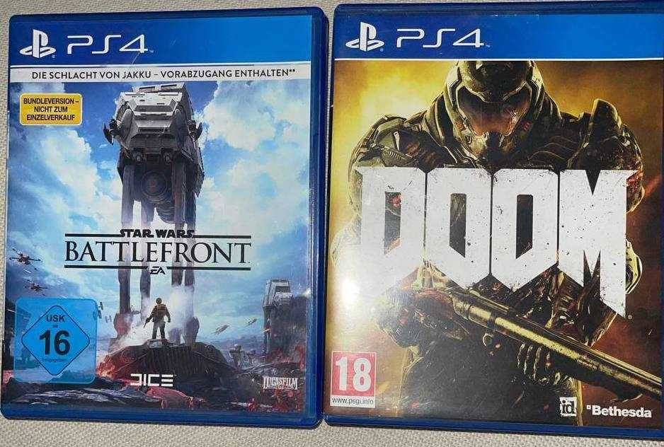 DOOM PS4 + Star Wars Battlefront