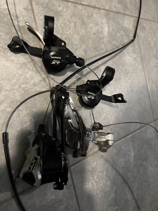 Komplet przerzutek i manetek SHIMANO DEORE XT