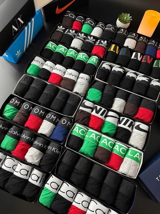 Чоловічі чорні/кольоріві труси Келвін Кляйн та багато брендів, хб