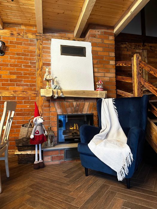 domek letniskowy domek nad jeziorem nocleg na Kaszybach  domek w lesie