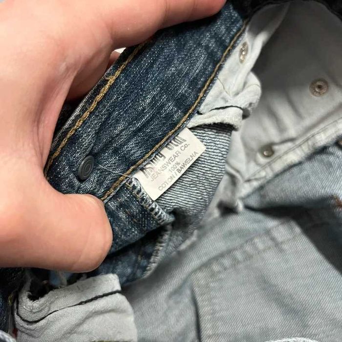 Vintage Spodnie Jeansy Y2K Denim Pants Washed Rap Skate Trendy 00s