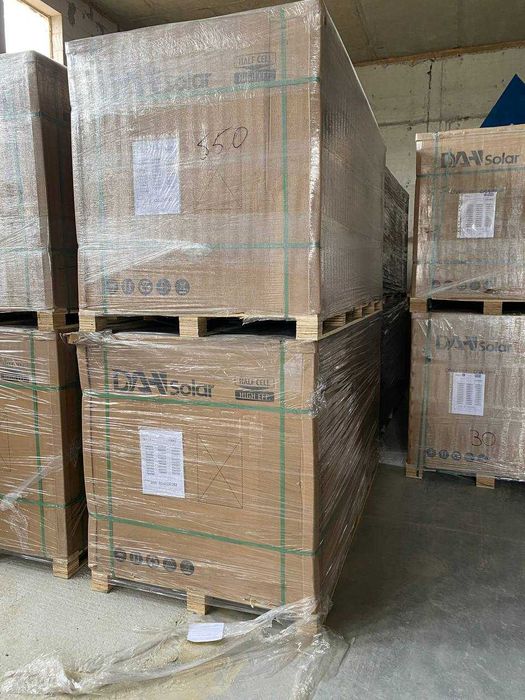 В НАЯВНОСТІ - DAH SOLAR 590W N/ DHN-72x16/DG BF Сонячні панелі