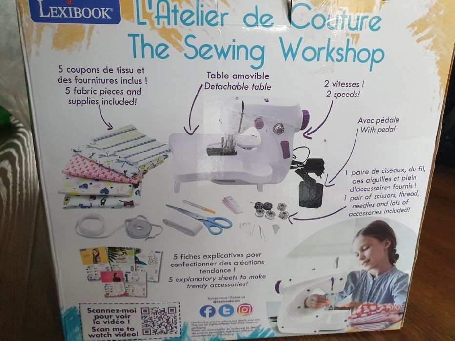 Maszyna do szycia LEXIBOOK do nauki szycia dla dzieci dziecka
