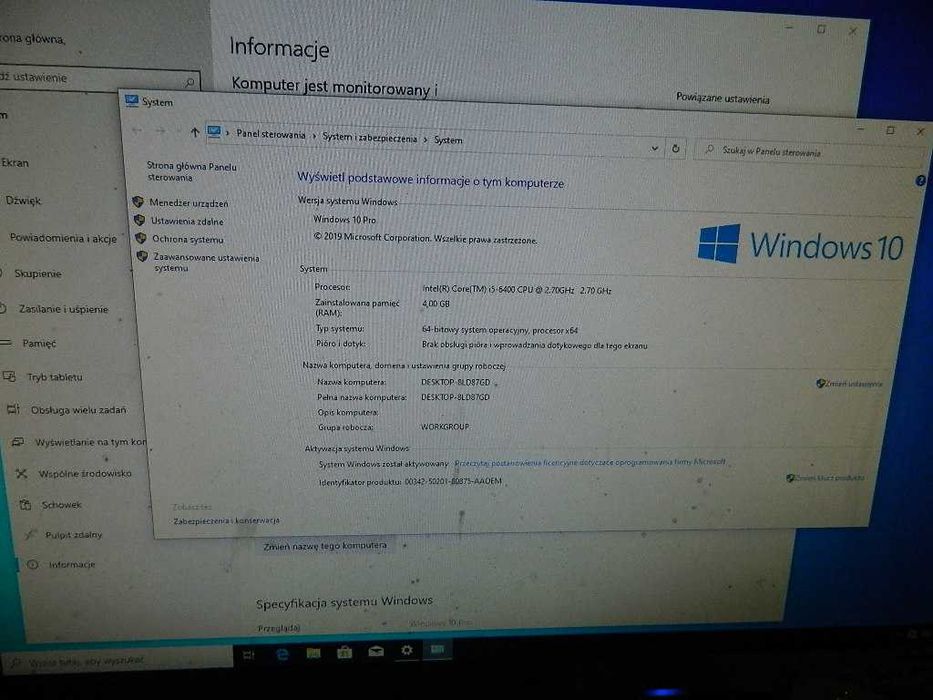 Komputer Terra Core i5-6400 4GB DDR4 500GB