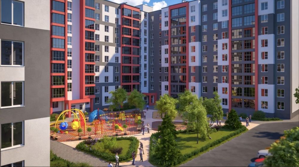 Новобудова 1-но кім квартири ЖК Глорія 5 поверхи 42.2 та 45,15 кв.м
