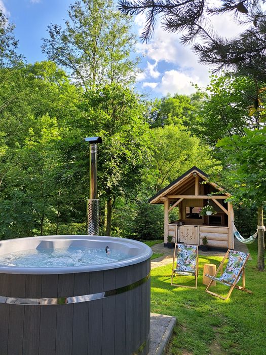 WOLNY Luksusowy Domek w górach BALIA jacuzzi SAUNA kominek góralski