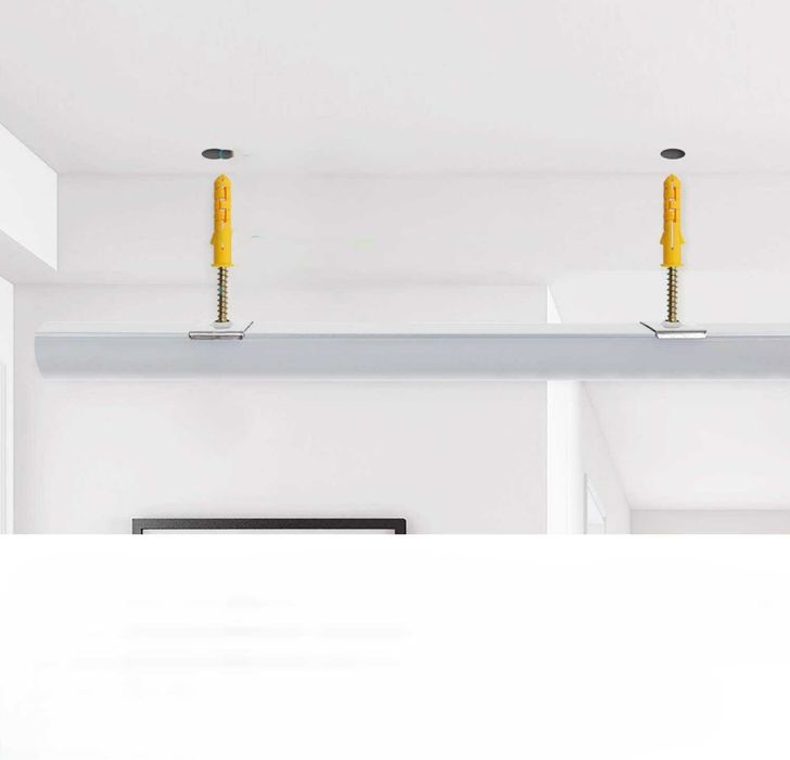 Chesbung 10x Profil LED Aluminiowy V 1m z Osłonami i Akcesoriami