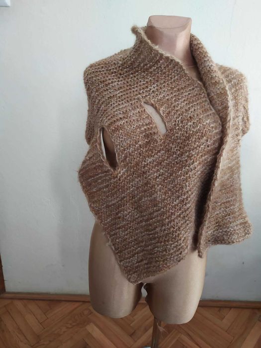 Szal i mitenki handmade