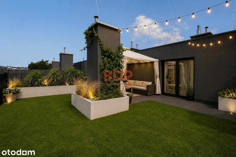 Ogród 80 m² na dachu | Pełne światła | 4 pok z balkonem